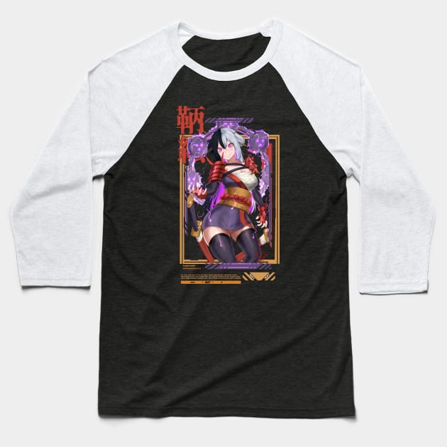 Tomoe - Susanoo Baseball T-Shirt by Kagurachi